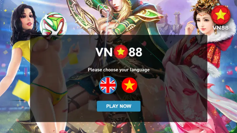 Sau khi tải về nhấp vào cài đặt hãy chọn ngôn ngữ tiếng việt với logo lá cờ việt nam tròn