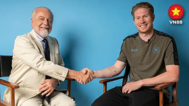Kevin De Bruyne cập bến Napoli mở ra hành trình mới