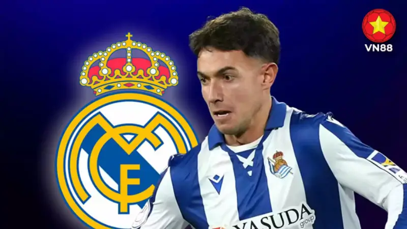 Real Madrid muốn ‘cướp’ Zubimendi từ tay Arsenal
