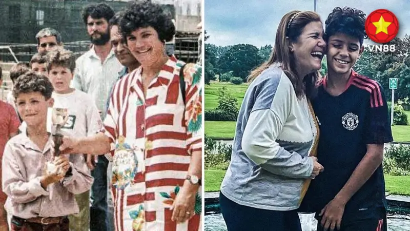 Bà Maria Dolores từng theo sát con trai Cristiano Ronaldo, giờ tiếp tục công việc đồng hành cùng cháu Cristiano Jr