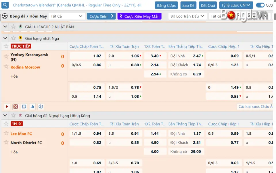 Cách đọc và hiểu tỷ lệ cược Hongkong chính xác
