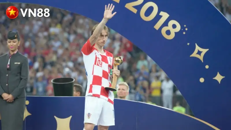 Luka Modric giành Quả bóng Vàng cho cầu thủ hay nhất World Cup 2018