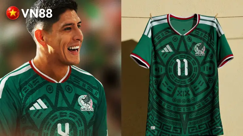 Áo Đấu Mexico World Cup 2026 Đậm Chất Sử Thi Aztec