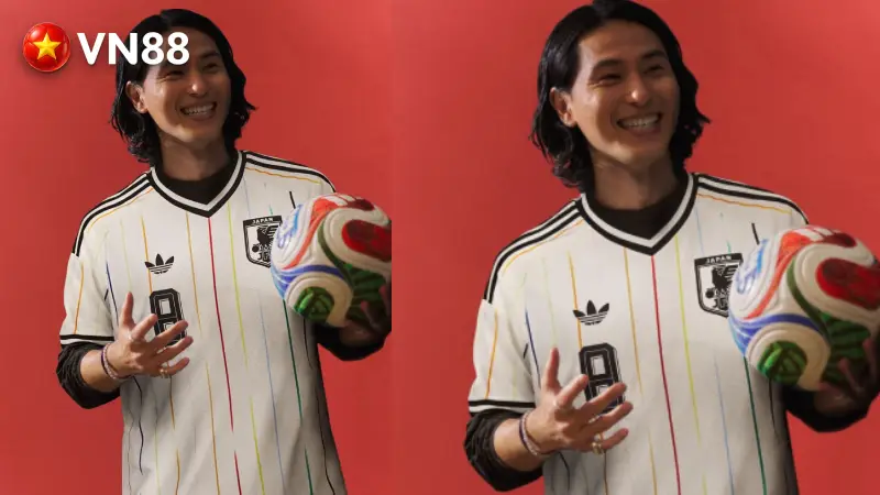 Áo Đấu Sân Khách Nhật Bản Siêu Phẩm Kẻ Sọc Của Adidas
