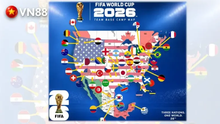 FIFA Công Bố Đại Bản Doanh 48 Đội Tuyển Tại World Cup 2026