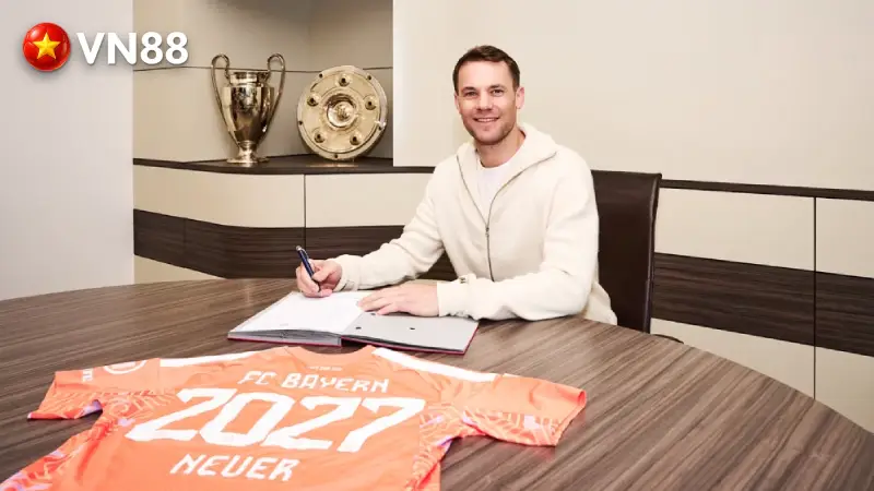 Neuer Chính Thức Ký Hợp Đồng Mới Cùng Bayern Munich