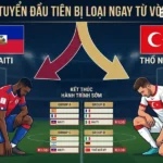 hai đội tuyển đầu tiên bị loại ngay từ vòng bảng là Haiti và Thổ Nhĩ Kỳ