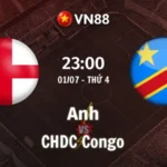 Nhận định bóng đá Anh vs CHDC Congo, 23h00 ngày 1/7 World Cup 2026