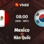 Nhận định bóng đá Mexico vs Hàn Quốc, 08h00 ngày 19/6 World Cup 2026