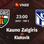Nhận định bóng đá Kauno Zalgiris vs Klaksvik, 23h00 ngày 29/7 C1 2026/27