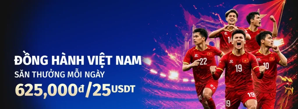VN88 đồng hành cùng Đội Tuyển Việt Nam - Asean Cup 2026