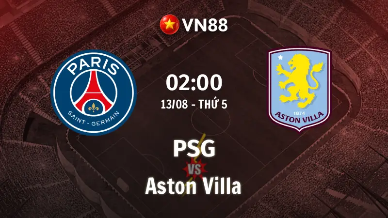Nhận định bóng đá PSG vs Aston Villa, 02h00 ngày 13/8 Siêu Cúp châu Âu