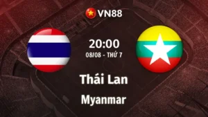 Nhận định bóng đá Thái Lan vs Myanmar, 20h00 ngày 8/8 AFF Cup