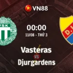 Nhận định bóng đá Vasteras vs Djurgardens, 00h00 ngày 11/8 VĐQG Thụy Điển