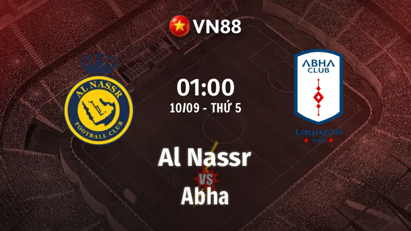 Nhận định bóng đá Al Nassr vs Abha, 01h00 ngày 10/9 Saudi Arabia