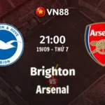 Nhận định bóng đá Brighton vs Arsenal, 21h00 ngày 19/9 Premier League