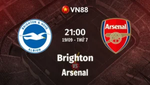 Nhận định bóng đá Brighton vs Arsenal, 21h00 ngày 19/9 Premier League