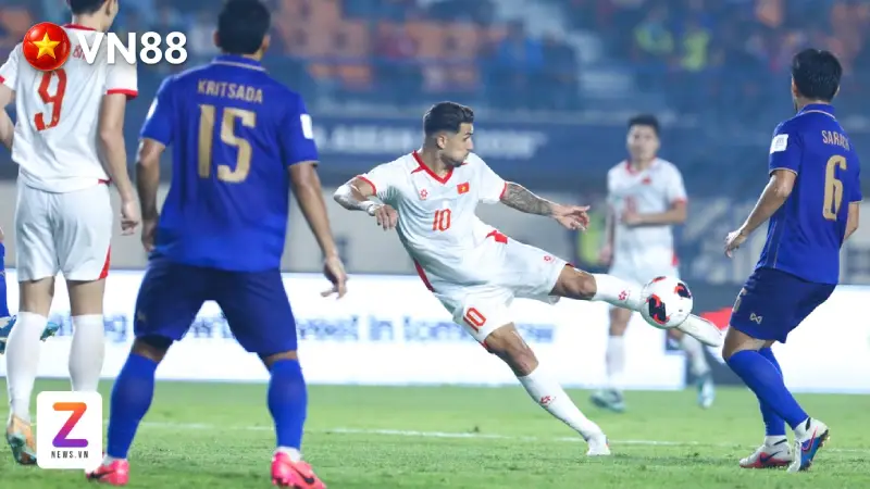 Trước Thái Lan, Việt Nam có 17 cú sút nhưng chỉ 2 lần đưa bóng trúng đích